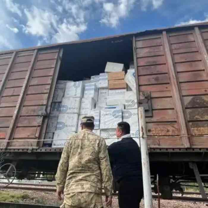 ВАГОН СИГАРЕТ НЕЗАКОННО ПЫТАЛИСЬ ПРОВЕСТИ В КАЗАХСТАН